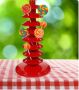 Голяма червена пластмасова стойка стенд за 120 близалки Cake pop лолипоп кейк поп Lollipop, снимка 3