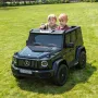 Двуместна джип G63 4X4 24V батерия,MP3, с меки гуми с Кожена седалка, снимка 4