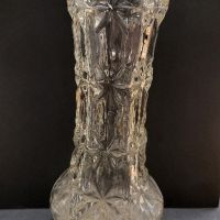 Стара стъклена ваза , снимка 1 - Вази - 45448737