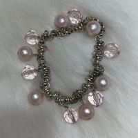 🎀 Гривна с розови перли, снимка 1 - Гривни - 45597635