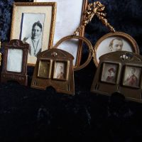 Стари позлатени фоторамки френски от 19 век, снимка 3 - Антикварни и старинни предмети - 45856159