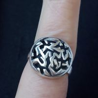 Антика / Масивен сребърен пръстен проба 925 Житен клас СБХ , снимка 3 - Пръстени - 45261581