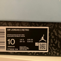 Air Jordan 3 retro, снимка 7 - Кецове - 44994300