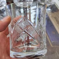 Кристални чаши за уиски, снимка 3 - Чаши - 45430231