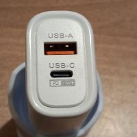 адаптер за телефон 65W USB-A USB-C, снимка 2 - Други - 45907086