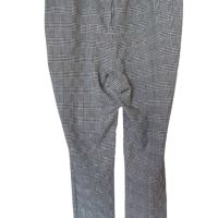 Дамски кариран панталон с цип H&M, 86% полиестер, 13% вискоза, XL, снимка 2 - Панталони - 45528523