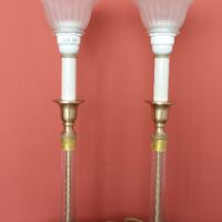 Антикварни английски нощни лампи., снимка 2 - Антикварни и старинни предмети - 45381776