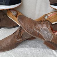 мъжки обувки от естествена кожа DANIEL HECHTER® MEN´S LEATHER LOW SHOES - COGNAC BROWN, N- 43 - 44, снимка 17 - Ежедневни обувки - 45543297