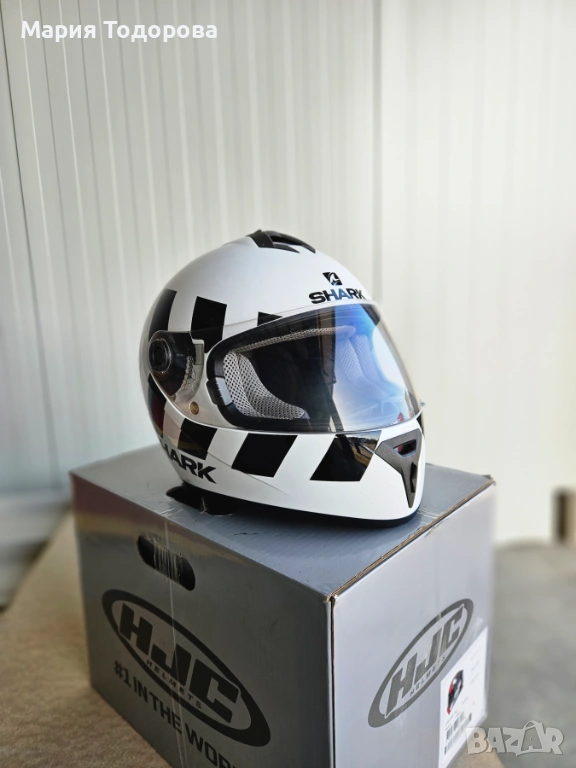 Каска Shark S600 NO PANIC, размер: S, цена: 65€, без следи от употреба.📞0896875277  🚩гр. Нови паза, снимка 1