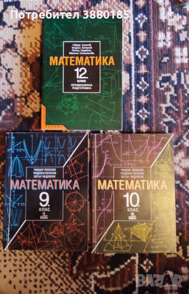 Математика за 9,10 и 12 клас, снимка 1