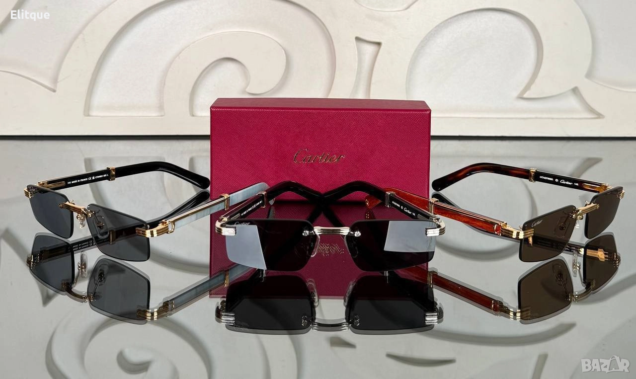 очила с черен обикновен калъф с Ув защита carter , снимка 1