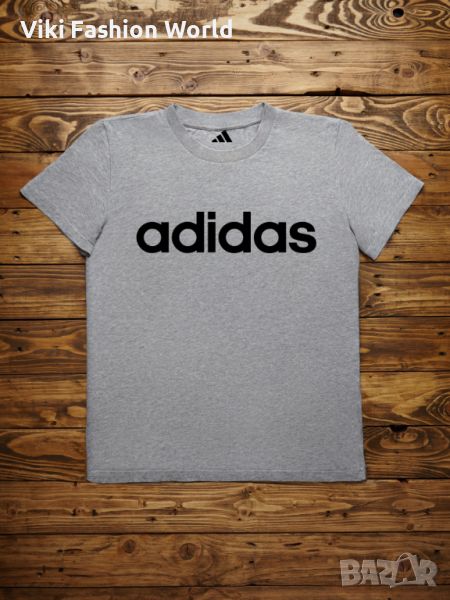 Адидас тениски в сиво , дамски тениски adidas, снимка 1