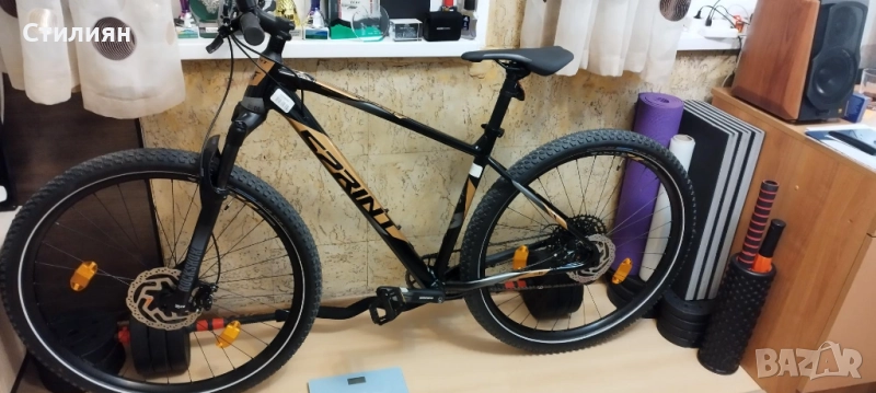 Велосипед SPRINT APOLON 12 скорости, 29", 480 мм, Черен/златен, снимка 1