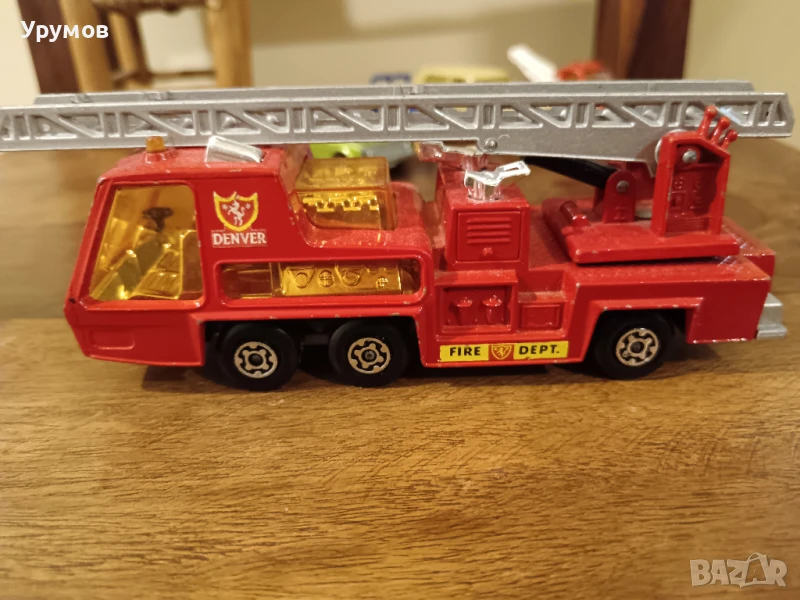 Метална пожарна Matchbox, снимка 1