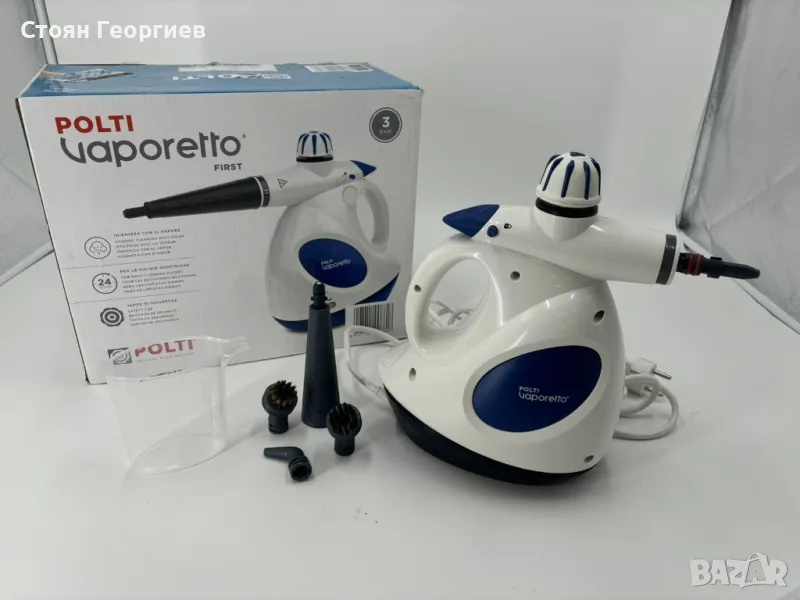 Парочистачка Polti Vaporettino First, 1000 W, Бяла/Синя, снимка 1