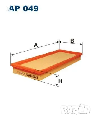 FILTRON AP049 ВЪЗДУШЕН ФИЛТЪР OPEL Kadett C / Rekord E1 / Manta A B / Ascona B / PEUGEOT 205 / 309 I, снимка 1