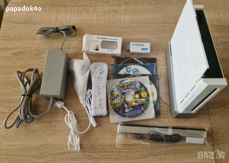 Пълен комплект Nintendo Wii + HDMI , снимка 1