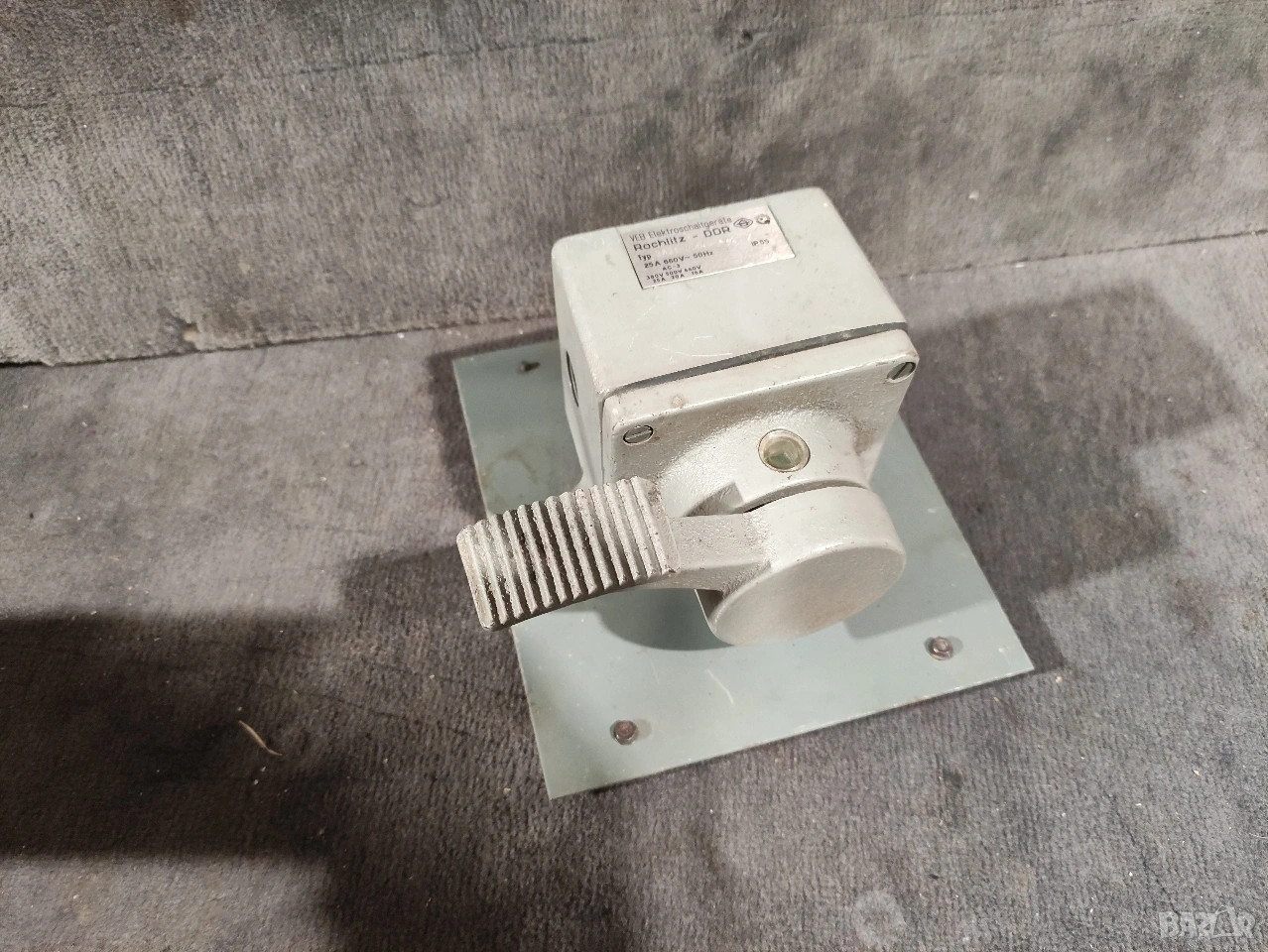 НОВ Индустриален крачен педал (прекъсвач) DDR - 25A, IP55 ​, снимка 1