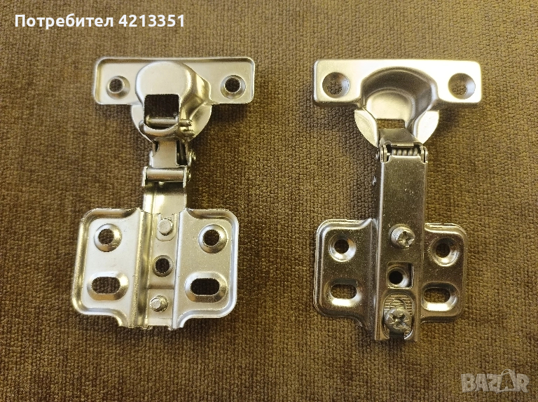 Метални панти за шкаф, снимка 1