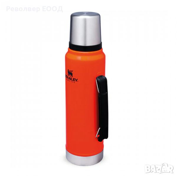 Термос Stanley Legendary Classic - 1 л, в цвят Blaze Orange, снимка 1