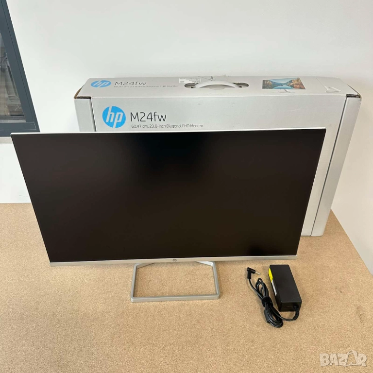 Монитор HP M24fw 23.8″ FHD IPS/75Hz/300Nit/1000:1/FreeSync, снимка 1