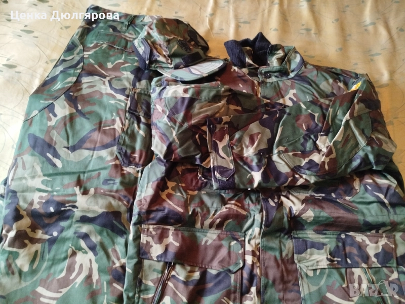 Комплект военна камуфлажна шуба и панталон, снимка 1