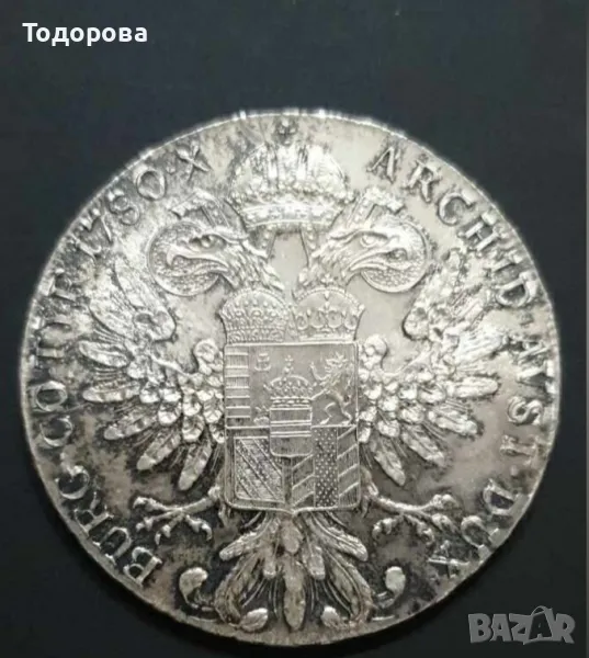 1 талер_-1780 година, снимка 1