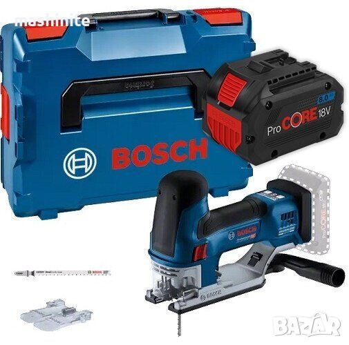 Акумулаторен прободен трион зеге GST 18V-155 SC L-boxx 1xProCORE 8.0Ah Bosch, снимка 1