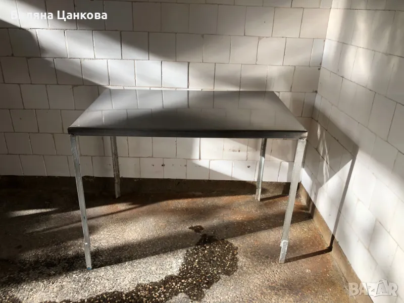 Маса от неръждаем метал, снимка 1