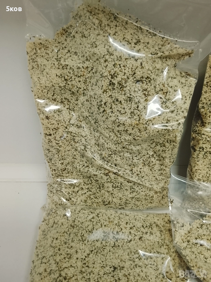 Конопено семе белено , снимка 1