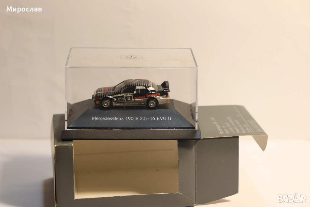 HERPA H0 1/87 MERCEDES 190 EVO AMG КОЛИЧКА КАМИОН МОДЕЛ, снимка 1