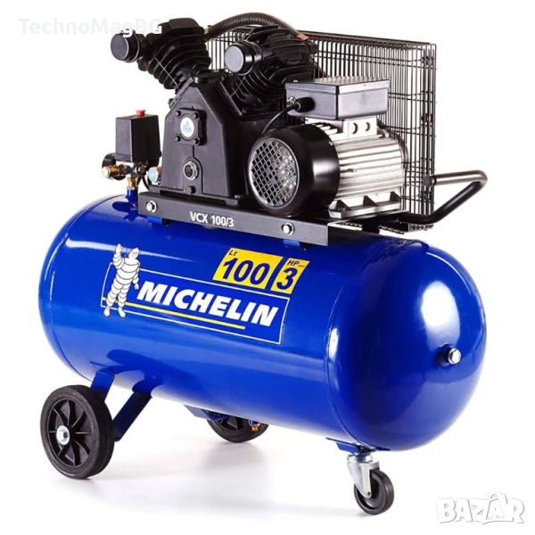 Компресор за въздух Michelin VCX 100 , 2.2 kW , 100L, снимка 1