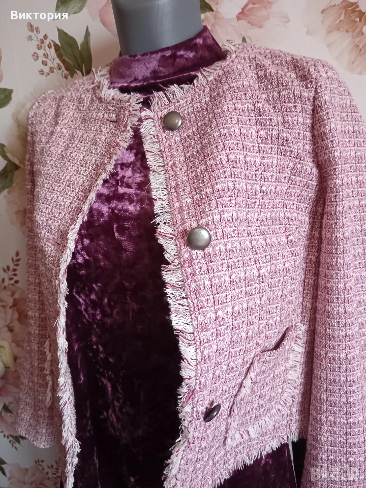 дамска рокля със сако, снимка 1