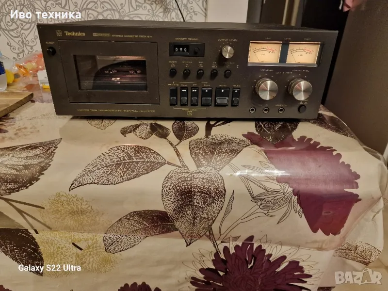 Technics stereo cassette deck 671, снимка 1