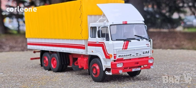 Madara Liaz 796 бордови с тента - мащаб 1:43 на DeAgostini моделът е нов в блистер, снимка 7 - Колекции - 53763838