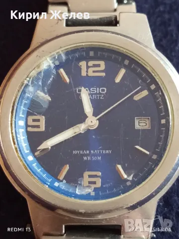 Стилен мъжки часовник CASIO QUARTZ JAPAN MOVT  красива верижка 26217, снимка 3 - Мъжки - 49661003