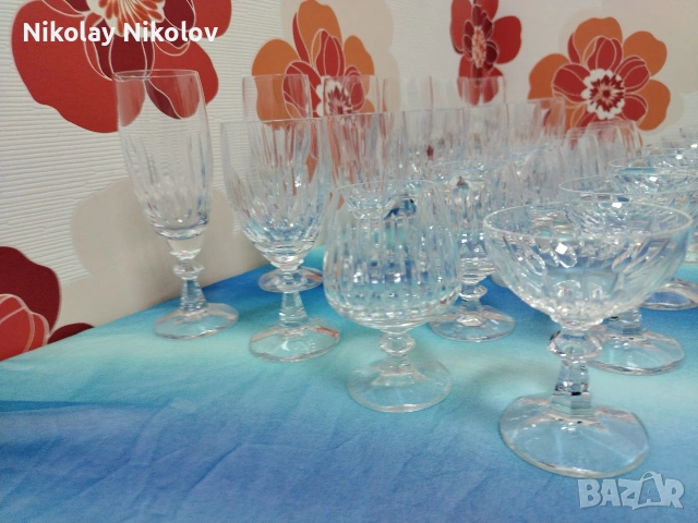 К-т кристални чаши НОВО, снимка 14 - Чаши - 53144669