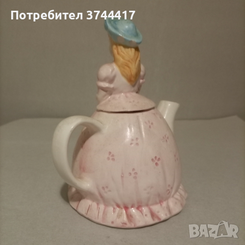 Рядка находка Очарователен винтаж чайник изработен от Shawnee Pottery само за декоративни цели , снимка 4 - Декорация за дома - 44961675