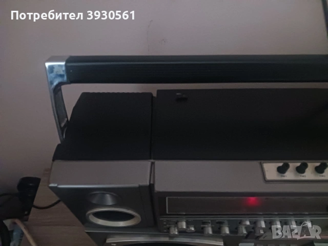 Масивен радиокасетофон Стаг boombox, снимка 4 - Радиокасетофони, транзистори - 54268333