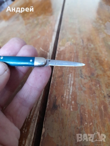 Стар джобен нож,ножче,ножка #183, снимка 5 - Други ценни предмети - 53649609