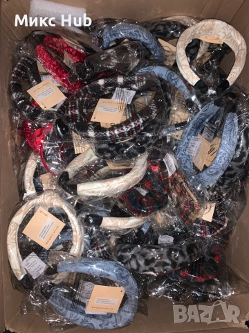 Диадеми за коса / кариочки и ластици за коса МИКС НА ЕДРО