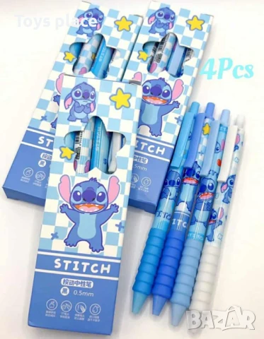 КОМПЛЕКТИ химикали 4бр и 6бр Лило и Стич Lilo and Stitch , снимка 8 - Ученически пособия, канцеларски материали - 50744847