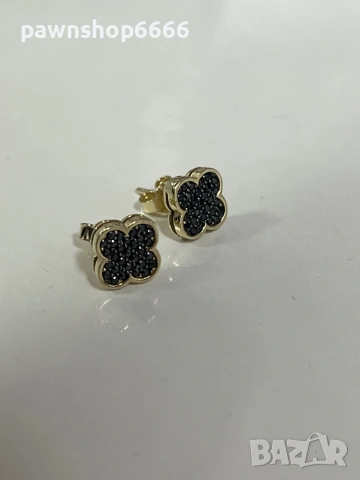 Златни обеци 14 карата 2,89 грама , снимка 7 - Обеци - 53256465