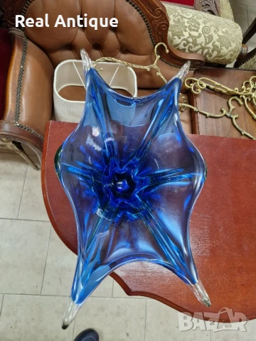 Превъзходна антикварна колекционерска кристална купа фруктиера Бохемия , снимка 7 - Други ценни предмети - 50888651