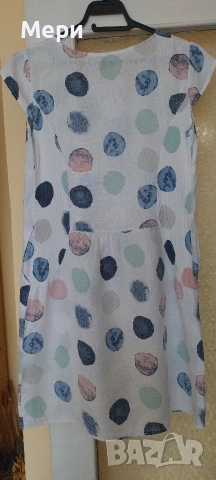 Лятна ленена рокля, снимка 5 - Рокли - 53875842