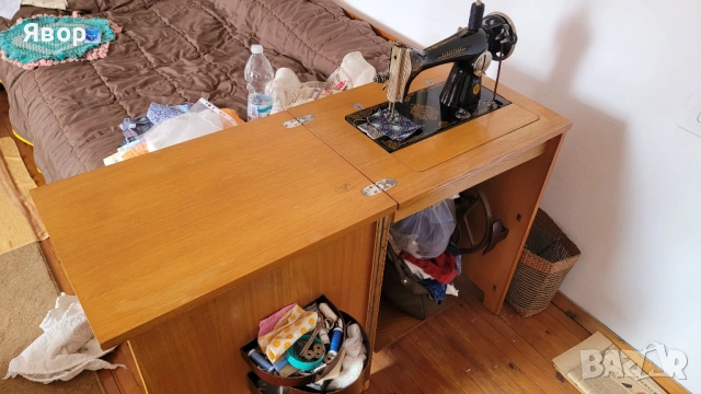 Шевна машина Union –ретро от соца,работеща, здрава. , снимка 4 - Шевни машини - 53498297