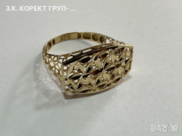 Златен пръстен 14к, 1,72гр, снимка 5 - Пръстени - 52883720