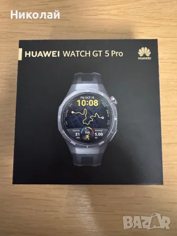 Huawei watch gt5 pro. ЗАПЕЧАТАН от 13.01.25г. Yettel., снимка 1 - Мъжки - 48238926