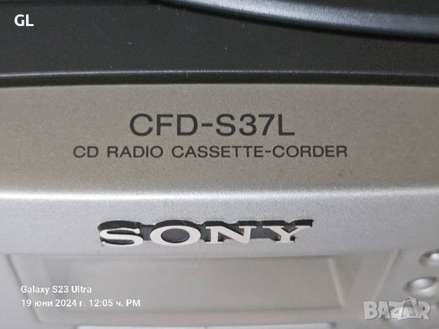 SONY CFD-S37L, снимка 4 - Радиокасетофони, транзистори - 46273161