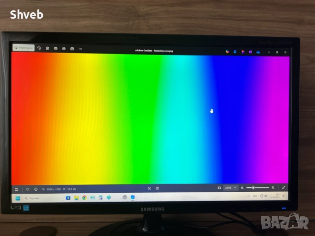 Samsung S22B300B 22" LED монитор с MagicAngle HDMI, снимка 5 - Монитори - 53104452